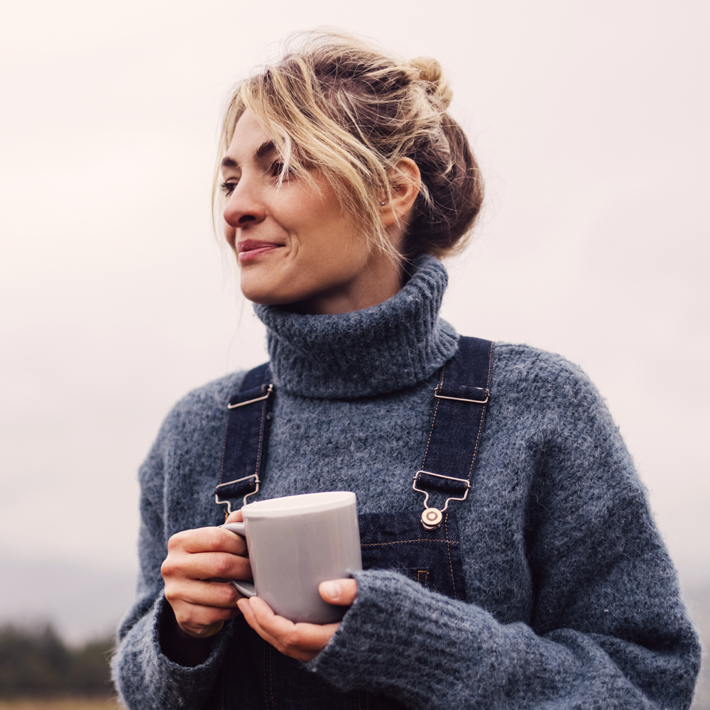 a person holding a cell phone