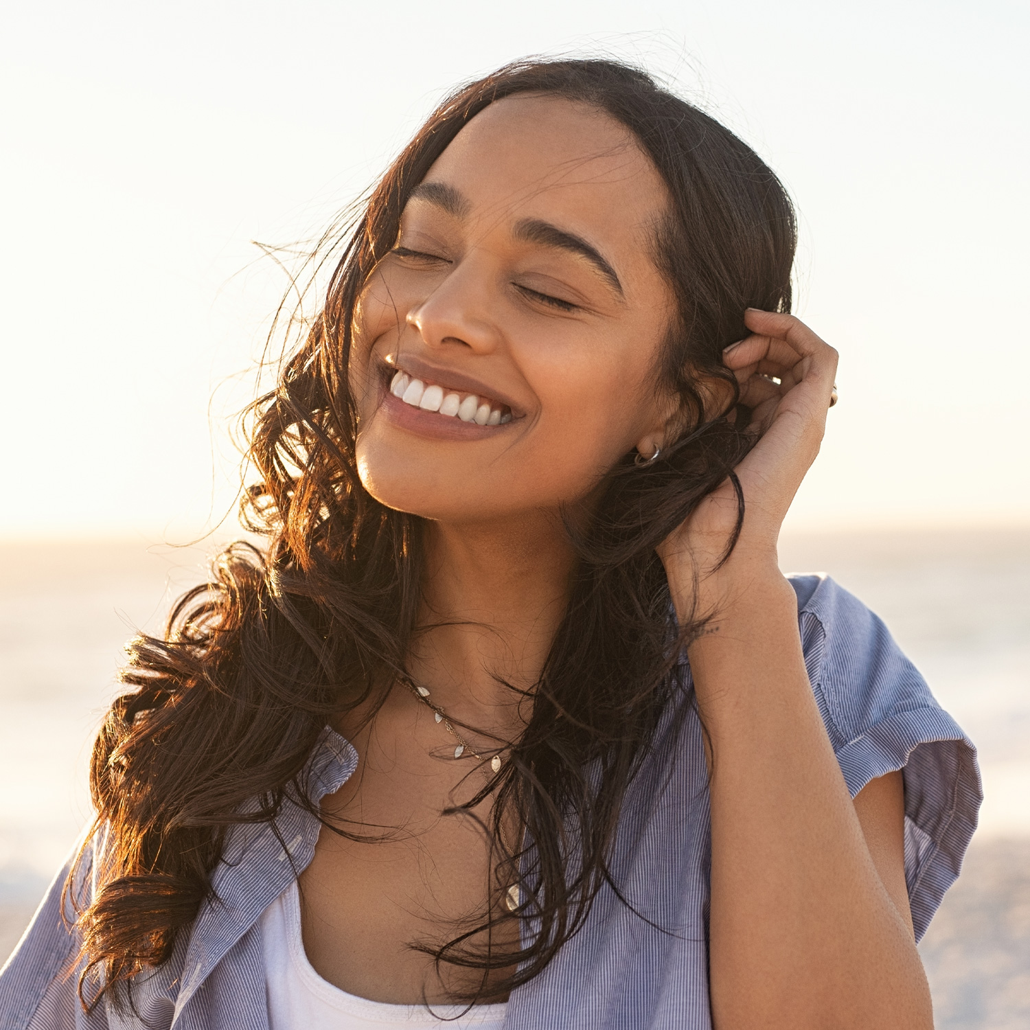 a woman talking on a cell phone